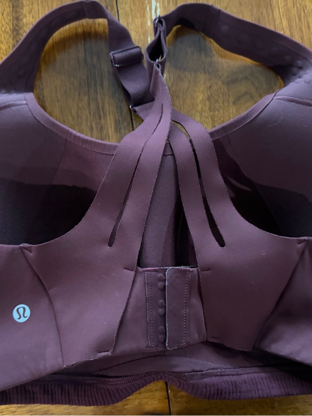 lululemon High Impact Plum Sports Bra in Deep Purple